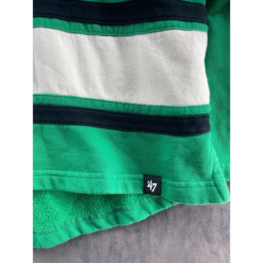 47 Brand Dallas Stars Jamie Benn #14 Hoodie Jersey Large NHL Hockey Green - Picture 6 of 7
